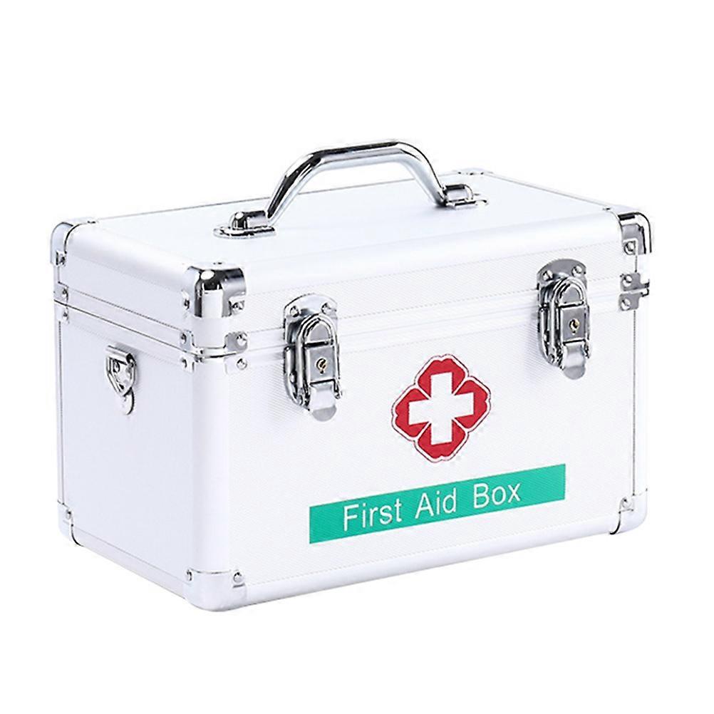 Rectangular Medical Supply Organizer 12In Multi-Layer Container For Family Home Use Moistureproof Design 1Pc