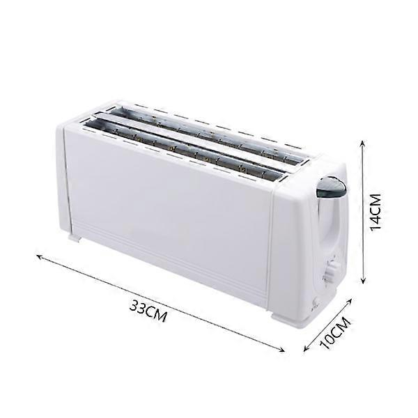 Multifunctional Breakfast Toaster Bread Toaster 4 Slices Breakfast Toaster (white)