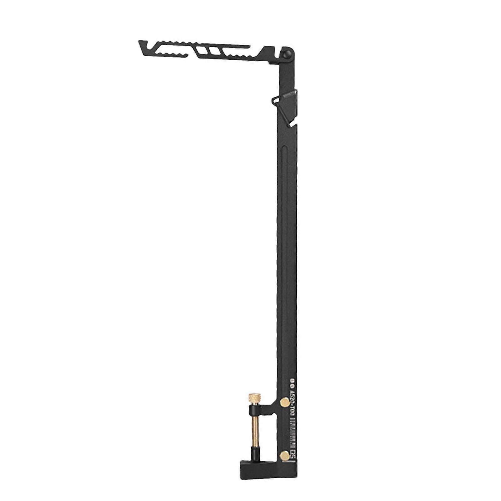 Camping Light Pole, Telescopic Lamp Stand, Lightweight Outdoor Lantern Pole with Table Clamp