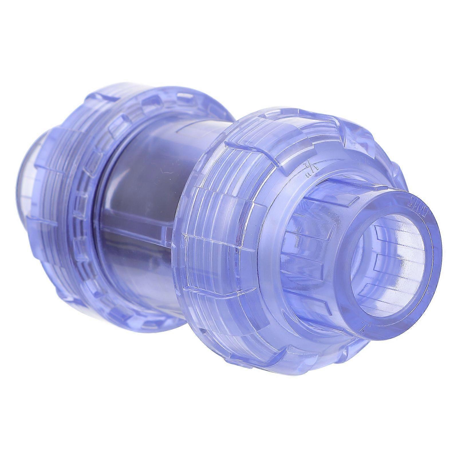 Plastic Inline Check Valve 1Pcs Suitable For Agricultural Equipment With Allow Flow And Corrosion Resistant Properties