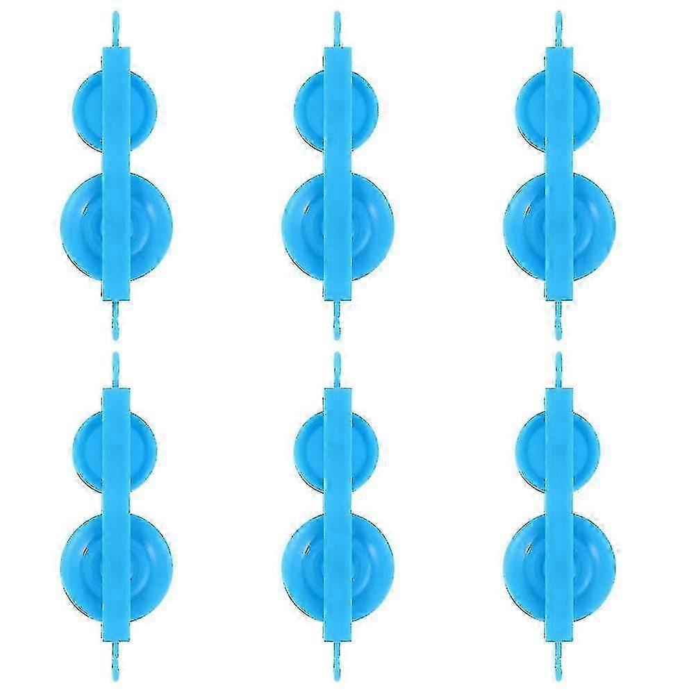 6-Piece Double Pulley Set - Physics Experiment Kit for Educational Demonstrations