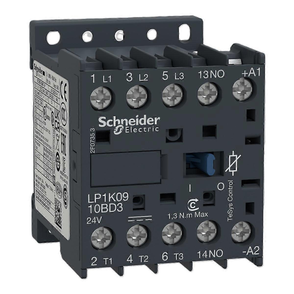 Schneider Contactor 3p 9a 24v Dc Lp1k0910bd3