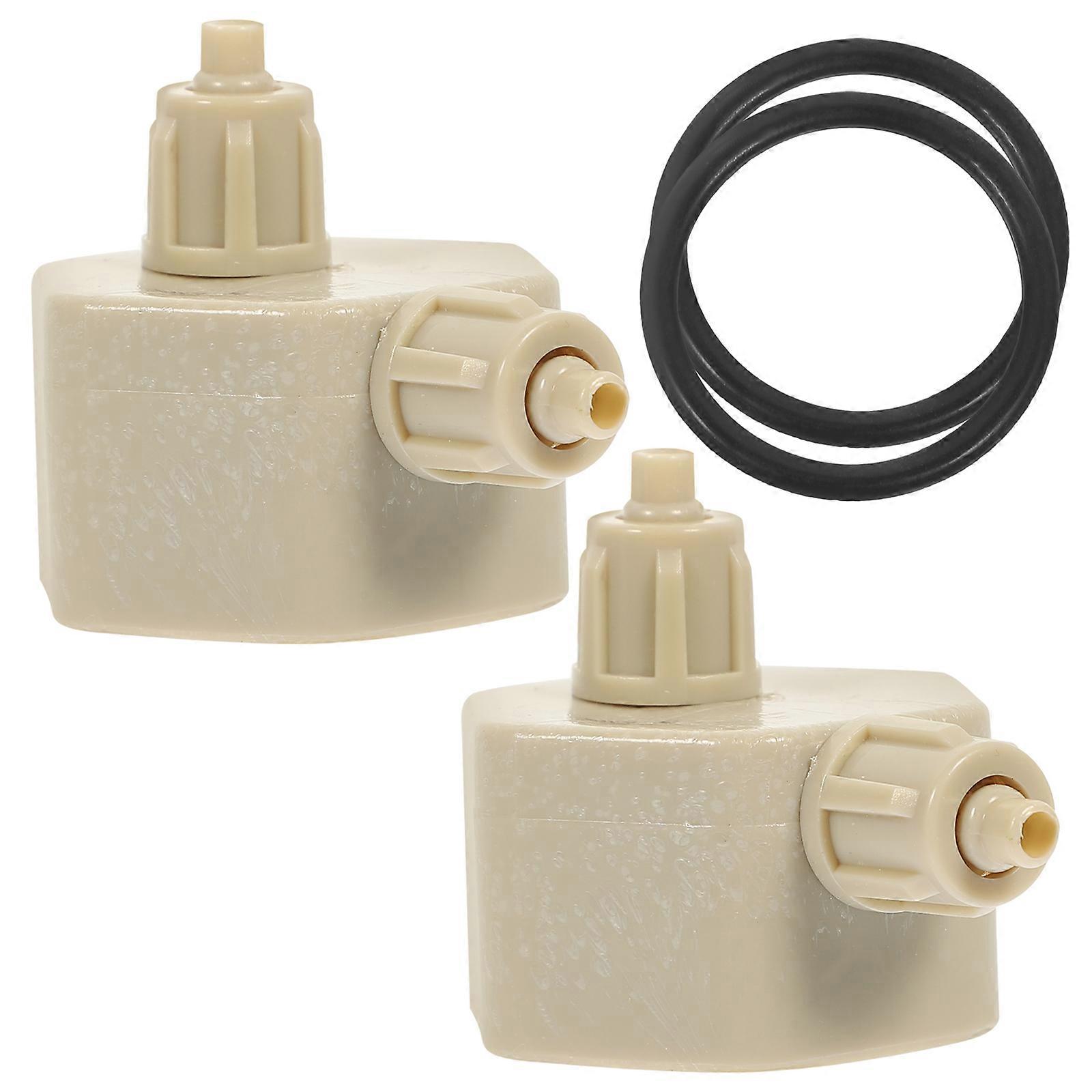 Aquarium Accessory 2Pack Carbon Diffuser Bottle Caps Suitable For DIY Projects And Planted Tank Use Made From High-grade ABS