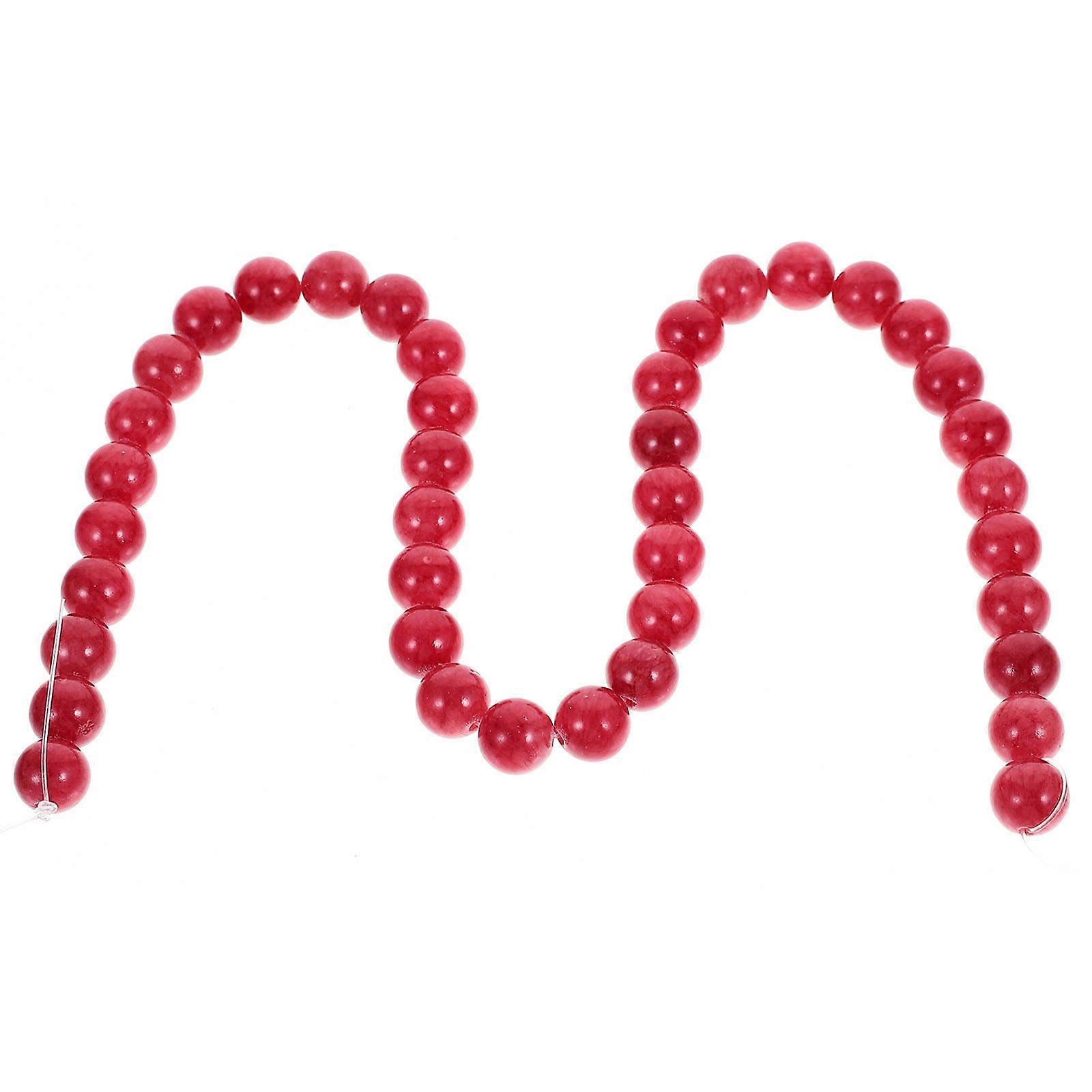 Bracelet Beads 2 Strings Natural Stone Beads For Family DIY Jewelry Making 10mm Round Elegant Decoration