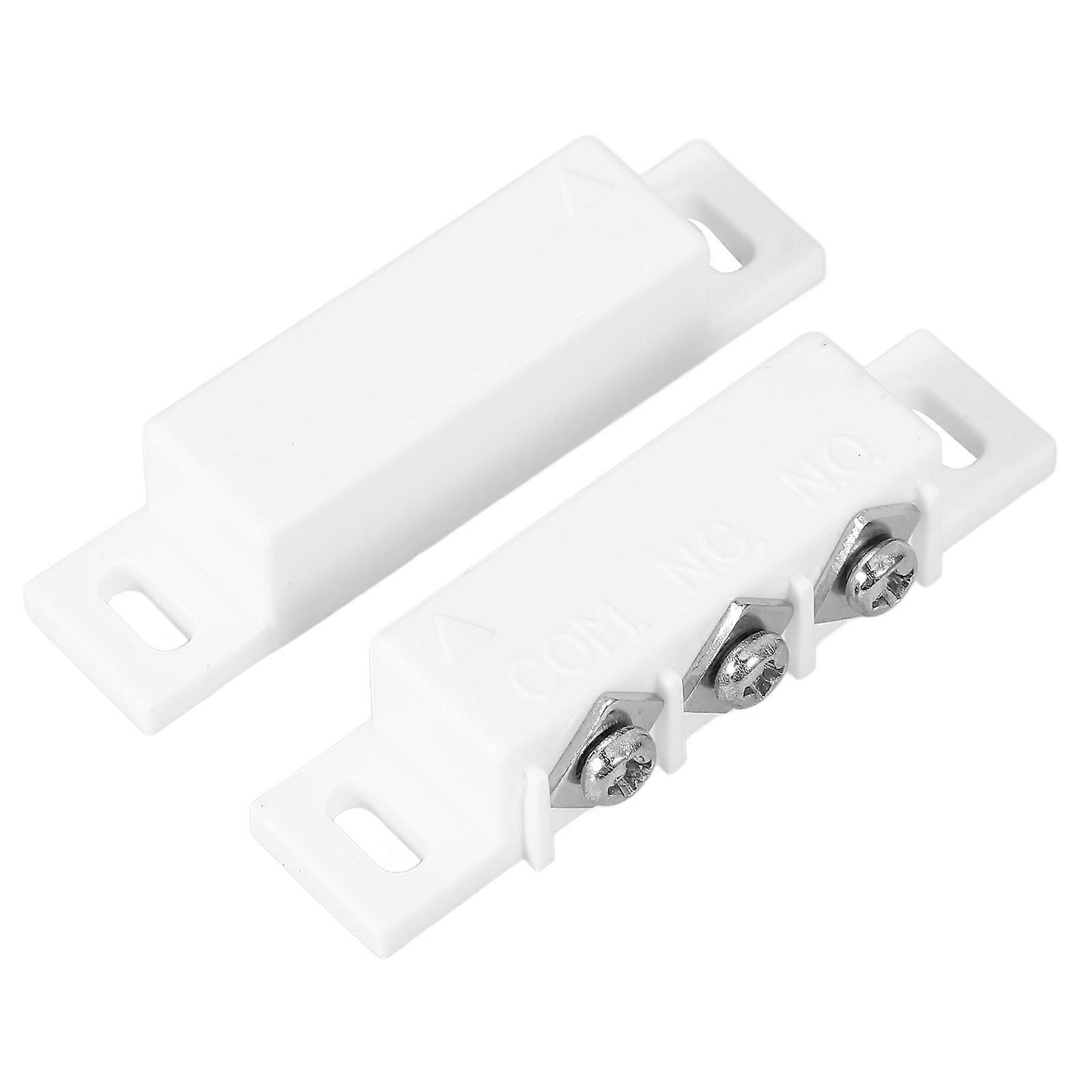 Wireless Door Sensor Alarm for Home Security with High Sensitivity and ABS Material White Color