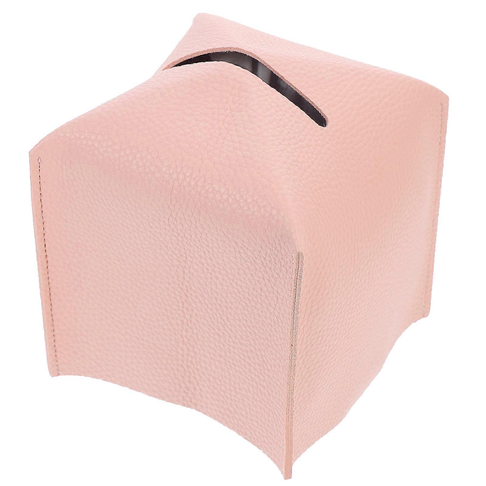 Tissue Holder For Household Use With Quick In Pink Color 13.5X12.5CM 1 Set