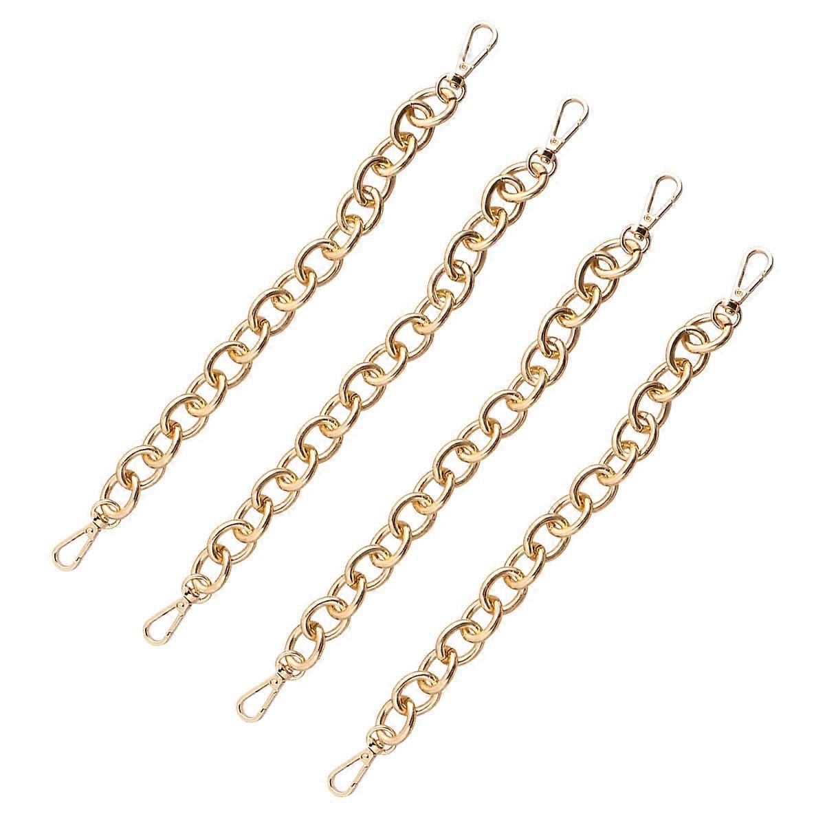 Bag Chains Aluminum O Ring Buckle for 4Pcs Tote Bag Decorative Straps