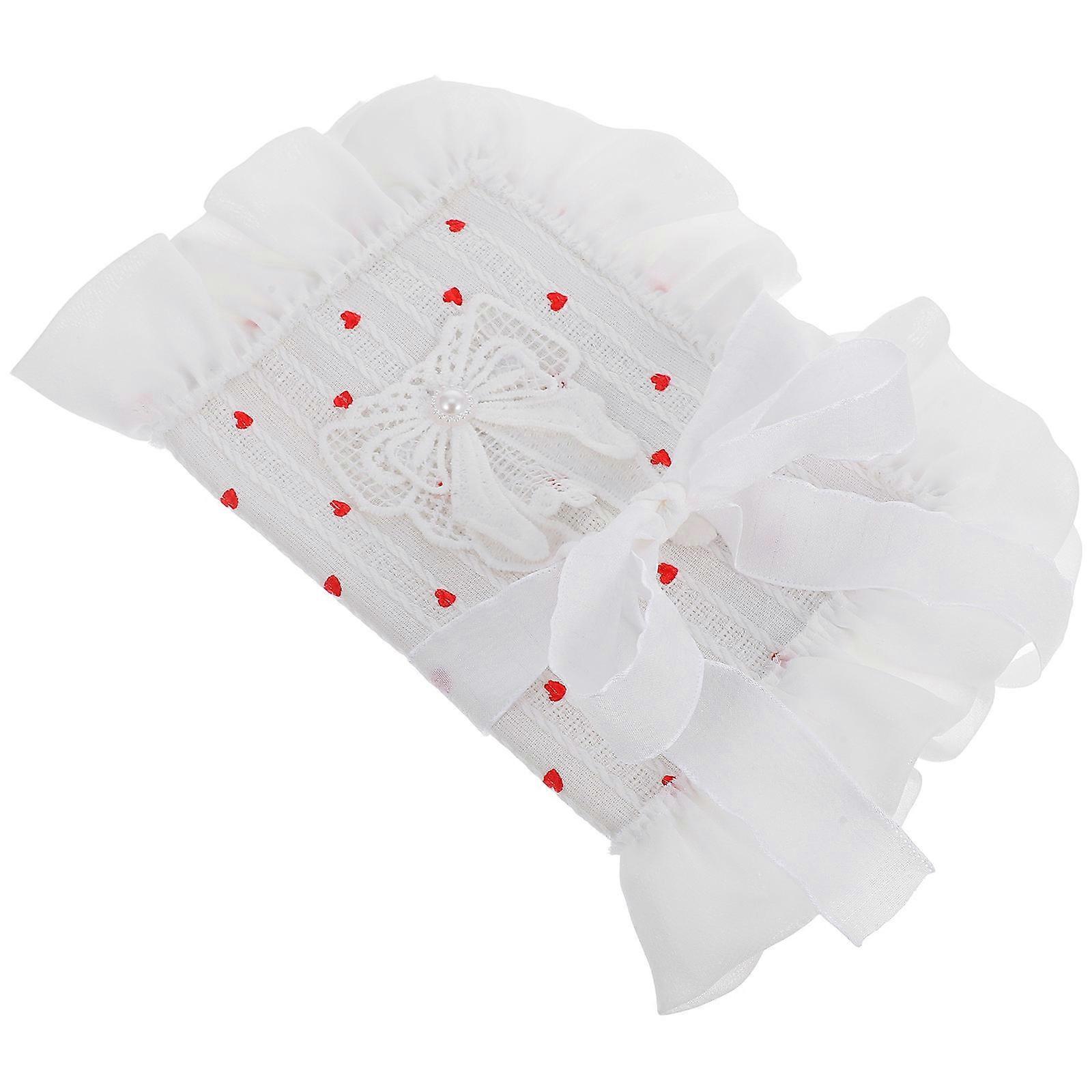 Stylish Reusable Book Cover With Elegant Design Suitable For Book Lovers Journals And Planners In White Color 1Pack