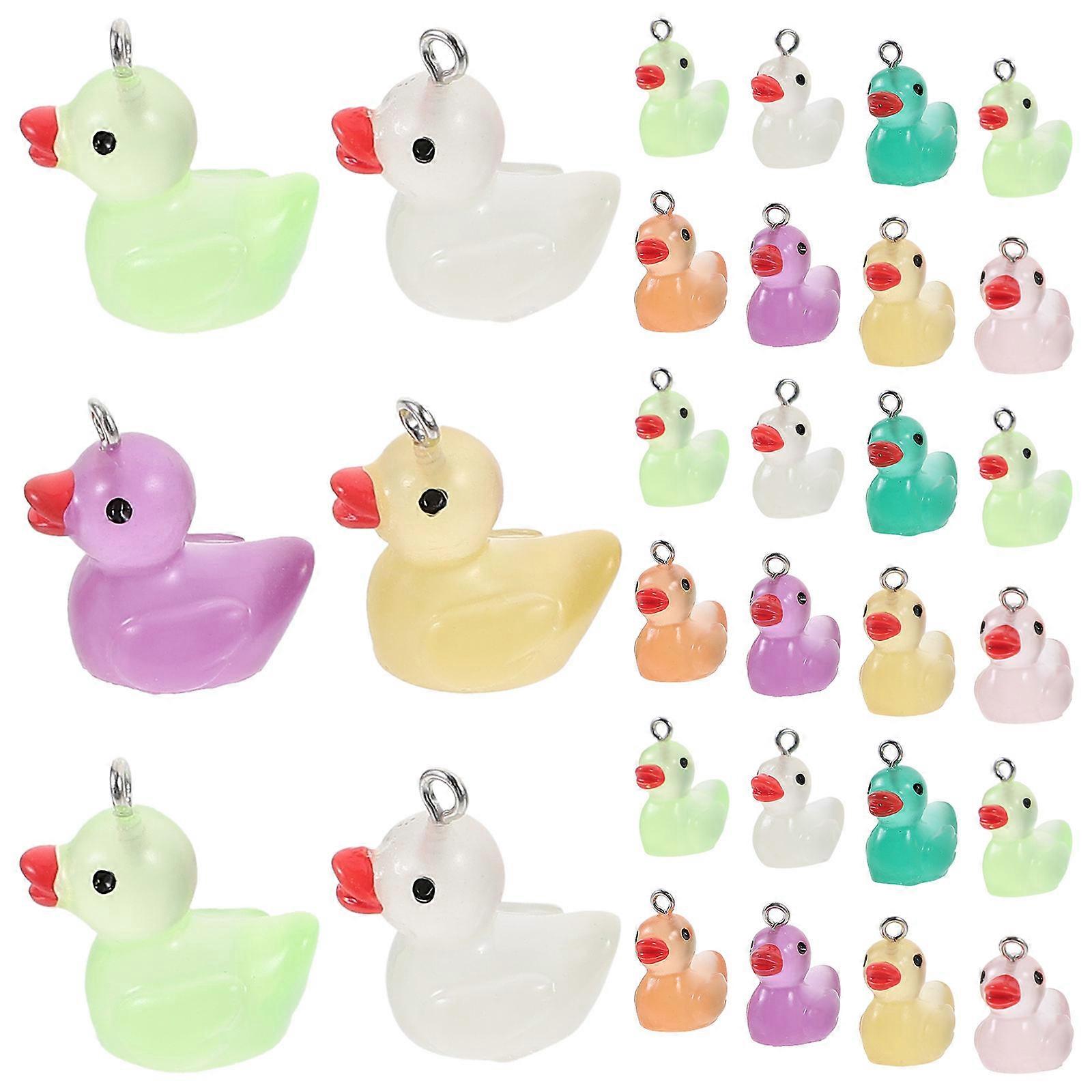 Resin Animal Figures Miniature Statues Car Decor Assorted Color For 50Pcs