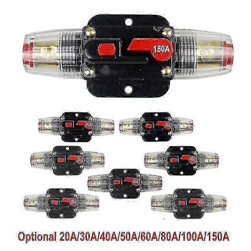 20-150amp Circuit Breaker Dual Battery Ip67 12v-24v Fuse Manual Reset Waterproof-Yvan