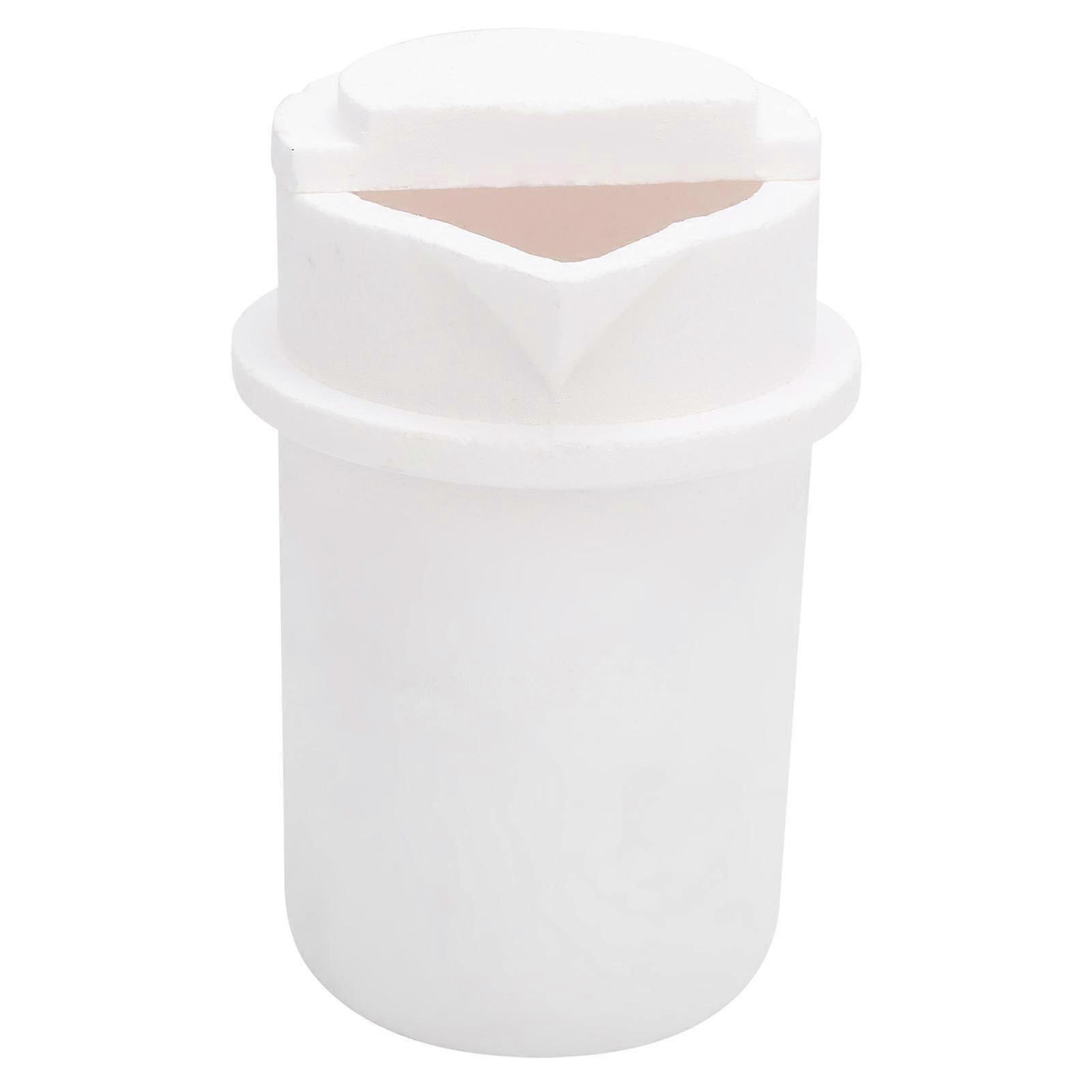 Creuset de fusion en quartz avec couvercle, 1 kg, outil de raffinage pour la fusion de l'or, de l'argent et du platine, 1 kg
