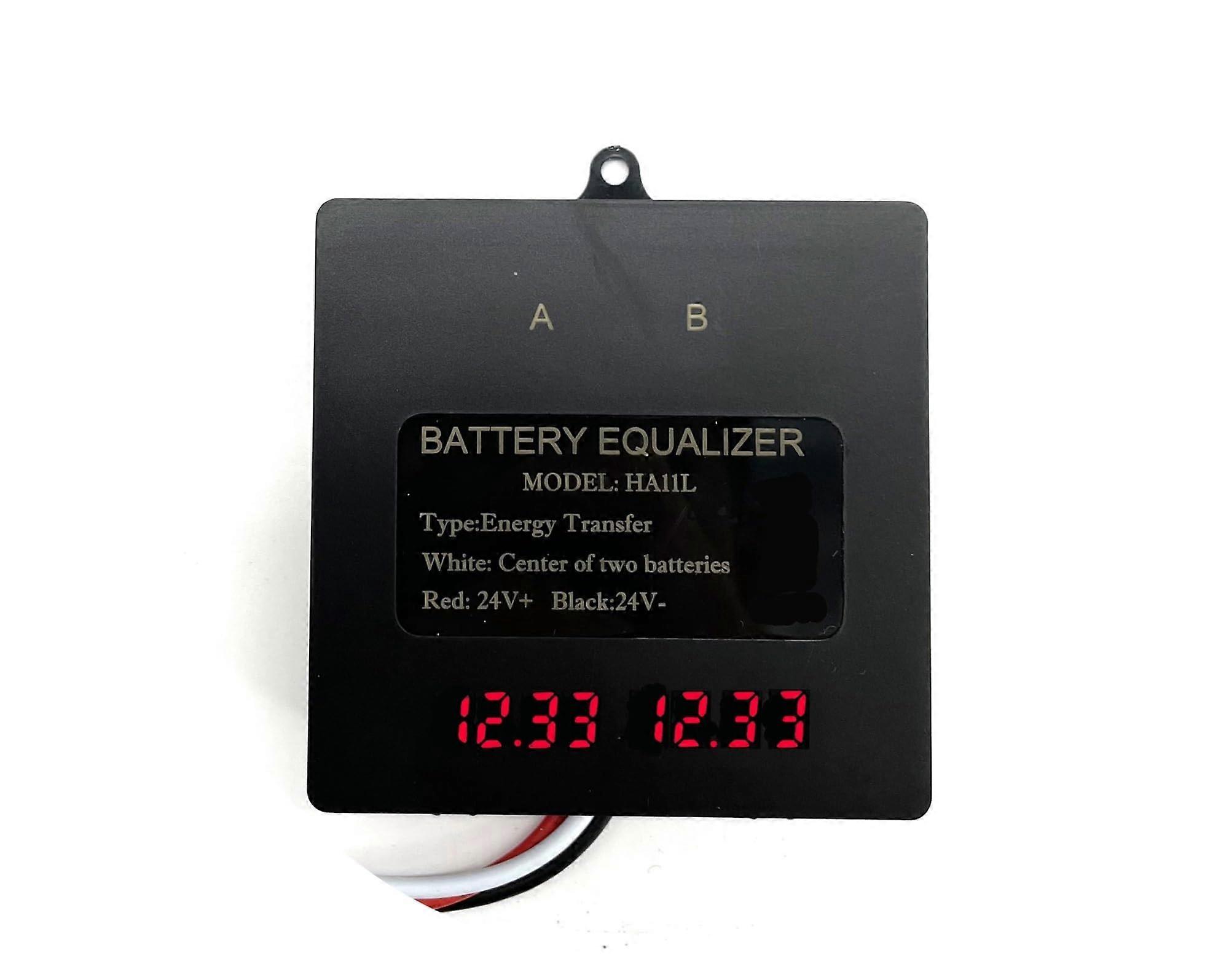 24V Battery Equalizer for 48V Lead Acid Gel Lithium Batteries HA11L Display Dual Output Balancer Model HA11L-Display