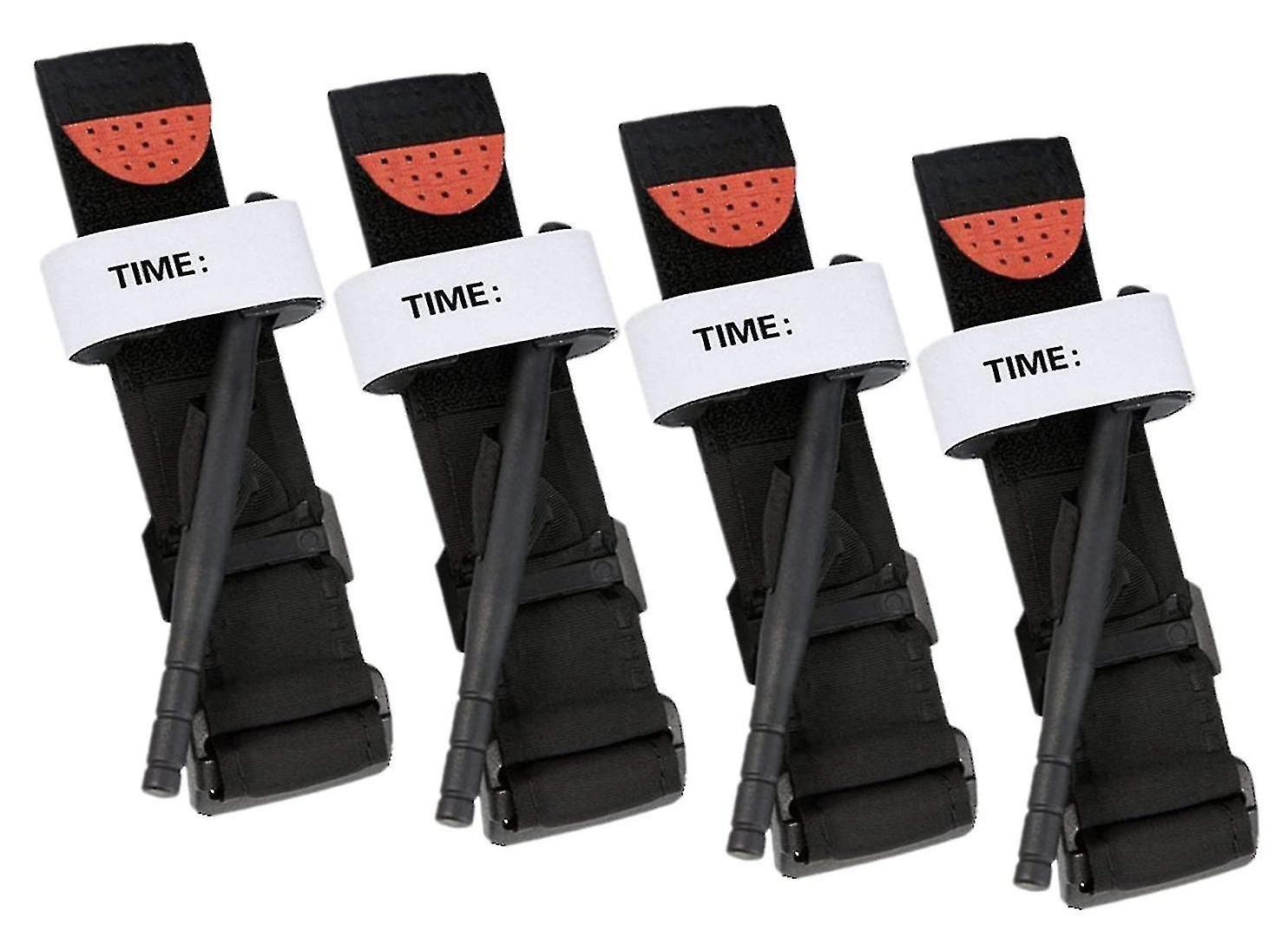 Tourniquets, 4 Pack Emergency Outdoor Tourniquet First Aid Tactical Life Saving Hemorrhage Control,