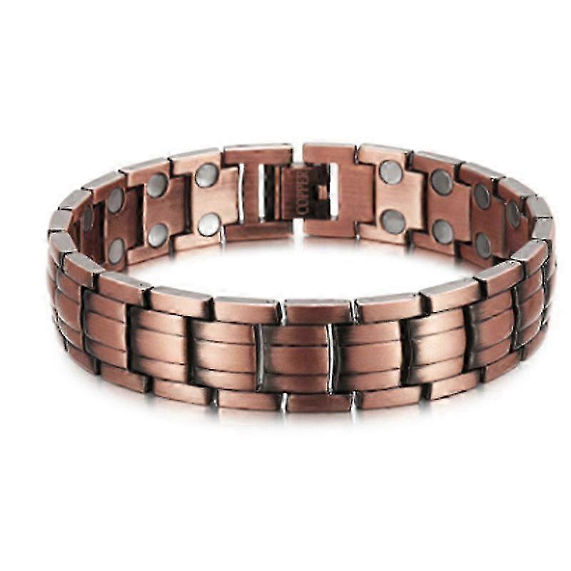 Copper Bracelet for Men,Magnetic Therapy Bracelet Health Pain Relief for Arthritis Wristband with 3500 Gauss Adjustable and Carpal Tunnel