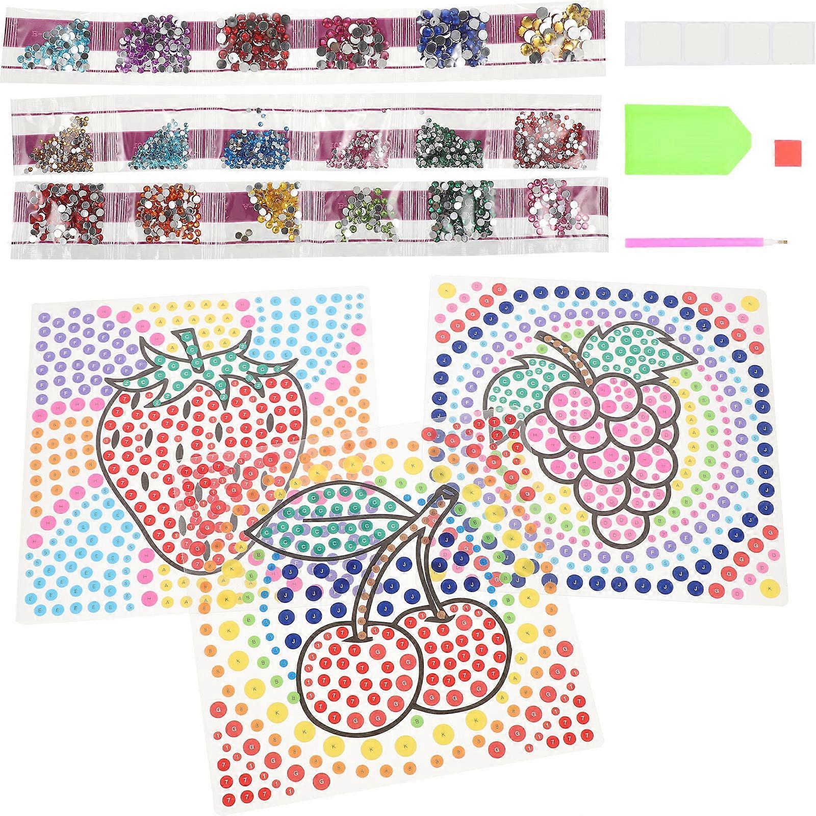 Diy Window Art Gemstone Sticker Craft Kit For Creative Motor Skill Development Ages 3+