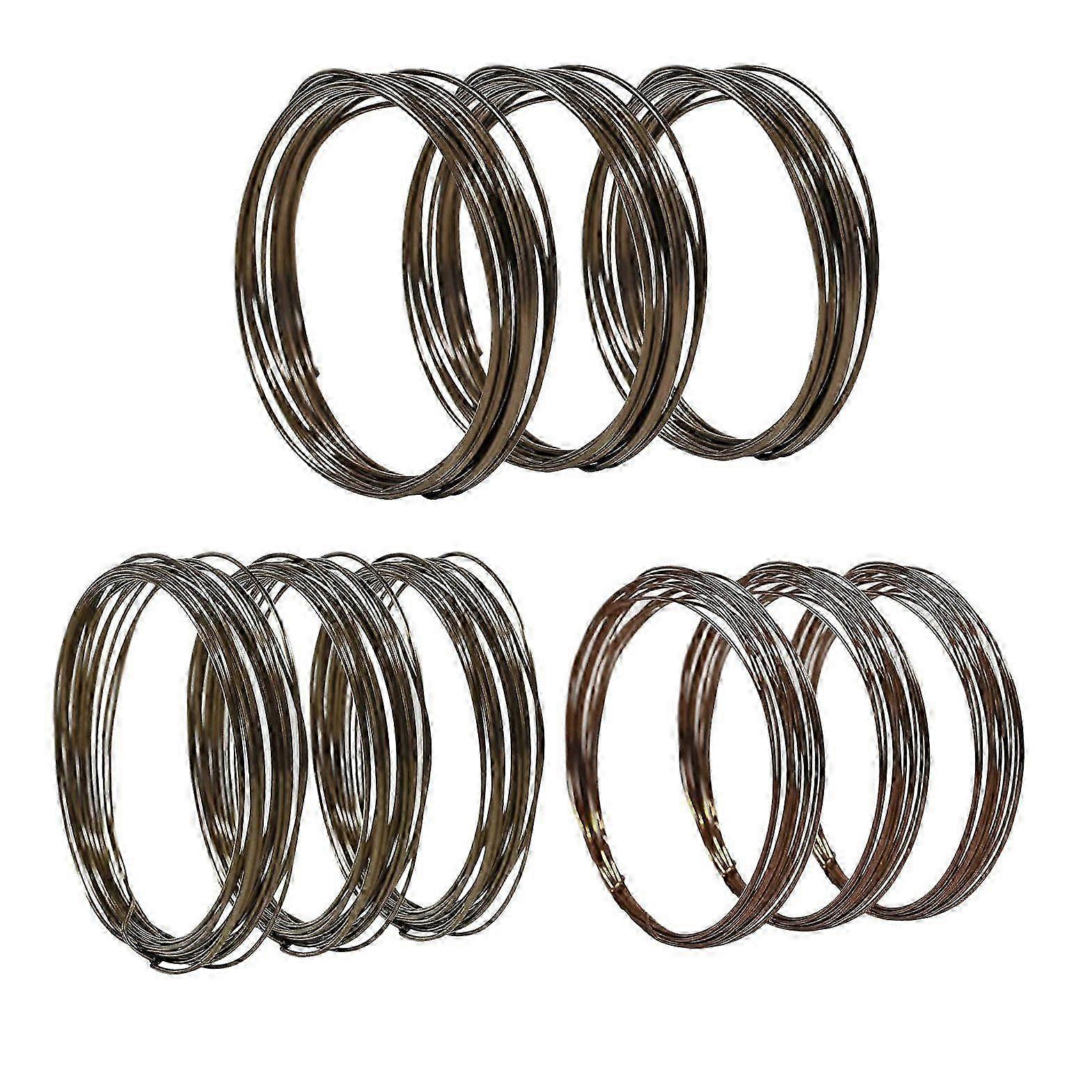 Bonsai Wire Kit- 9 Roll Anodized Aluminum Tree Training Wires in 3 Size for Shaping Styling Indoor B