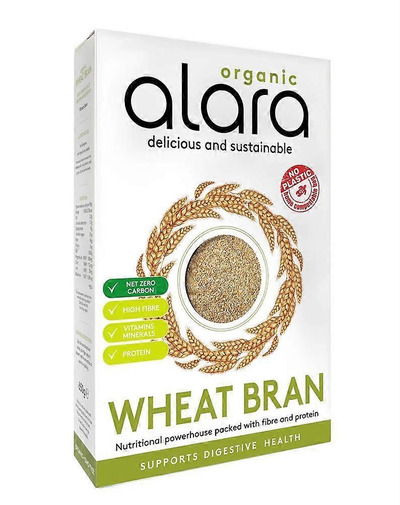 Alara Organic Wheat Bran 650g - 4 Pack