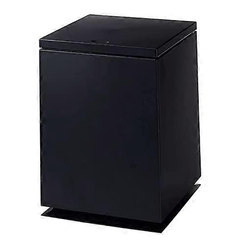 Outdoor Recycle Bin, Plastic Square Trash Can With Pop Lid, 23x23x34cm