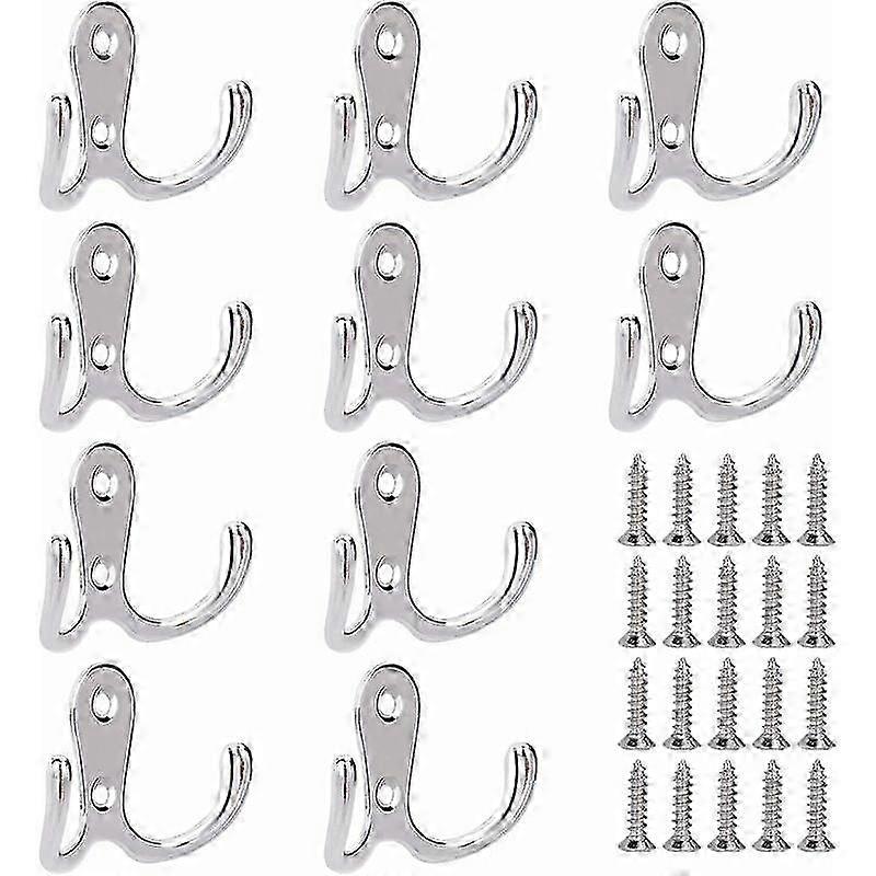 Wall-Mounted Coat Hooks, Robe Hanger for Bathroom/Kitchen--