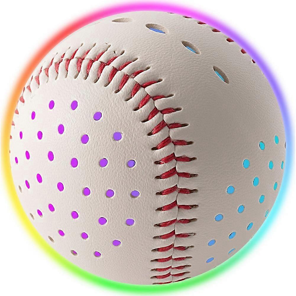 Bright & Safe USB Rechargeable LED Baseball with Modes for Night Use