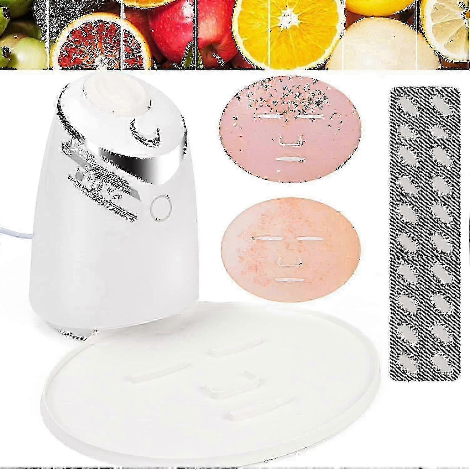 2025 DIY Face Mask Maker Machine with 32 Natural Collagen Fruit and Vegetable Pads