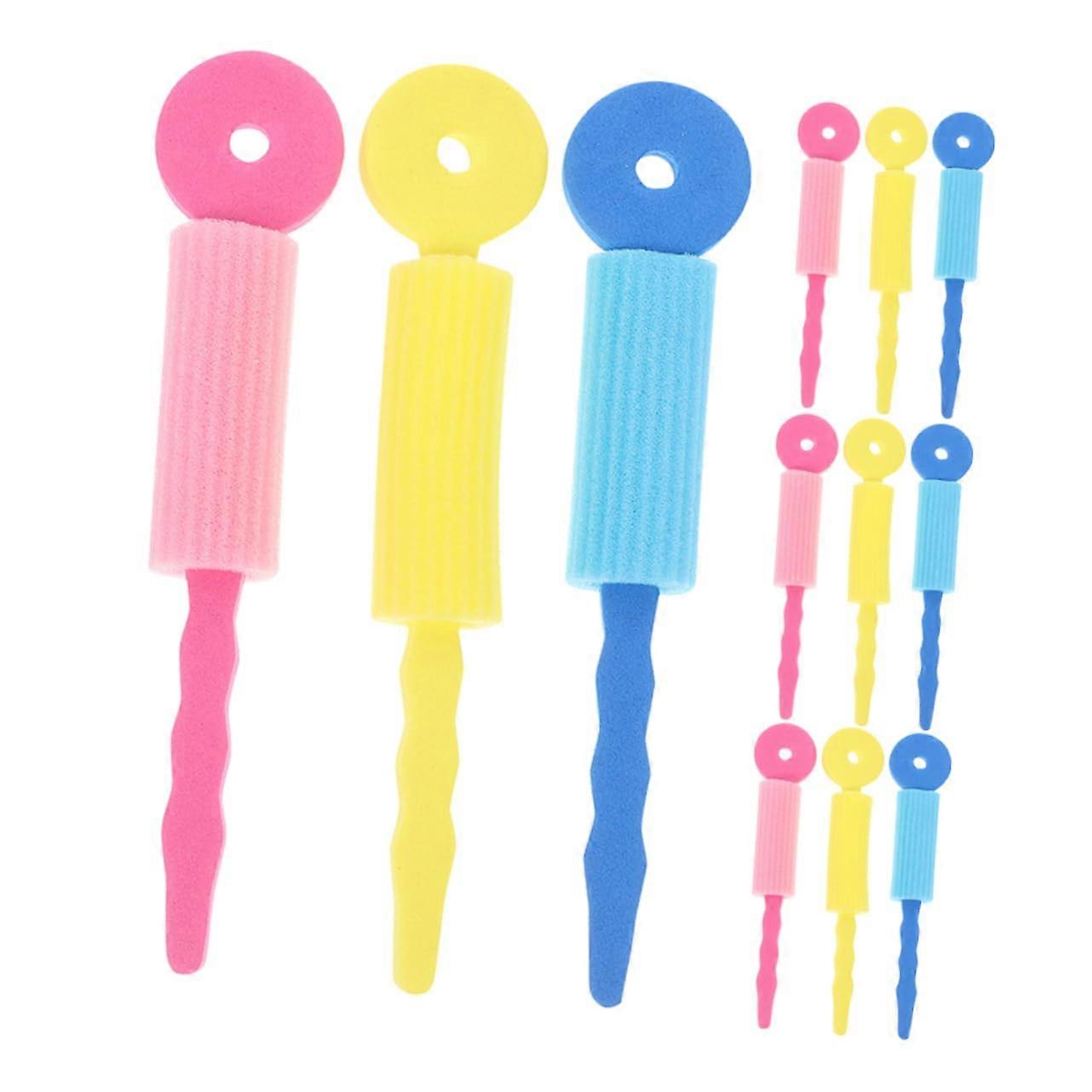 30pcs Flexible Sponge Hair Rollers Spiral Rods For Curls And DIY Styling For Short And Long Hair