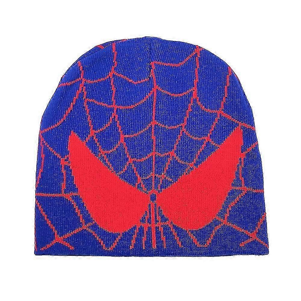 Spider-Man Adult Unisex Winter Warm Beanie Hat Men and Women Superhero Spider-Man Skiing Skull Hat Cosplay Costume Creative Gift New Arrival