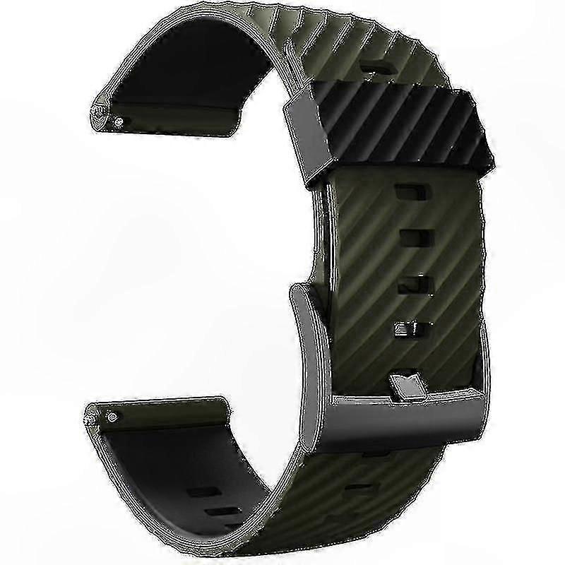Silicone Watch Strap for Suunto 7/9/Baro/D5/HR, 24mm Rubber Band for Durable Comfort Fit