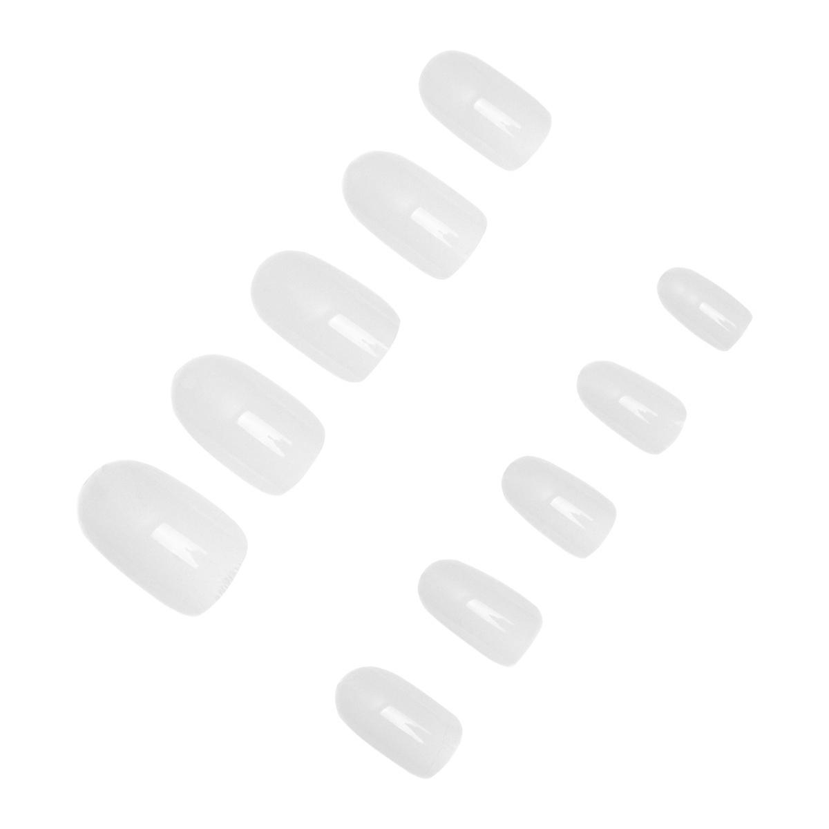 Transparent Plastic Nail Decals for Manicure Use Easy to Apply DIY Nail Art Perfect Gift 600pcs