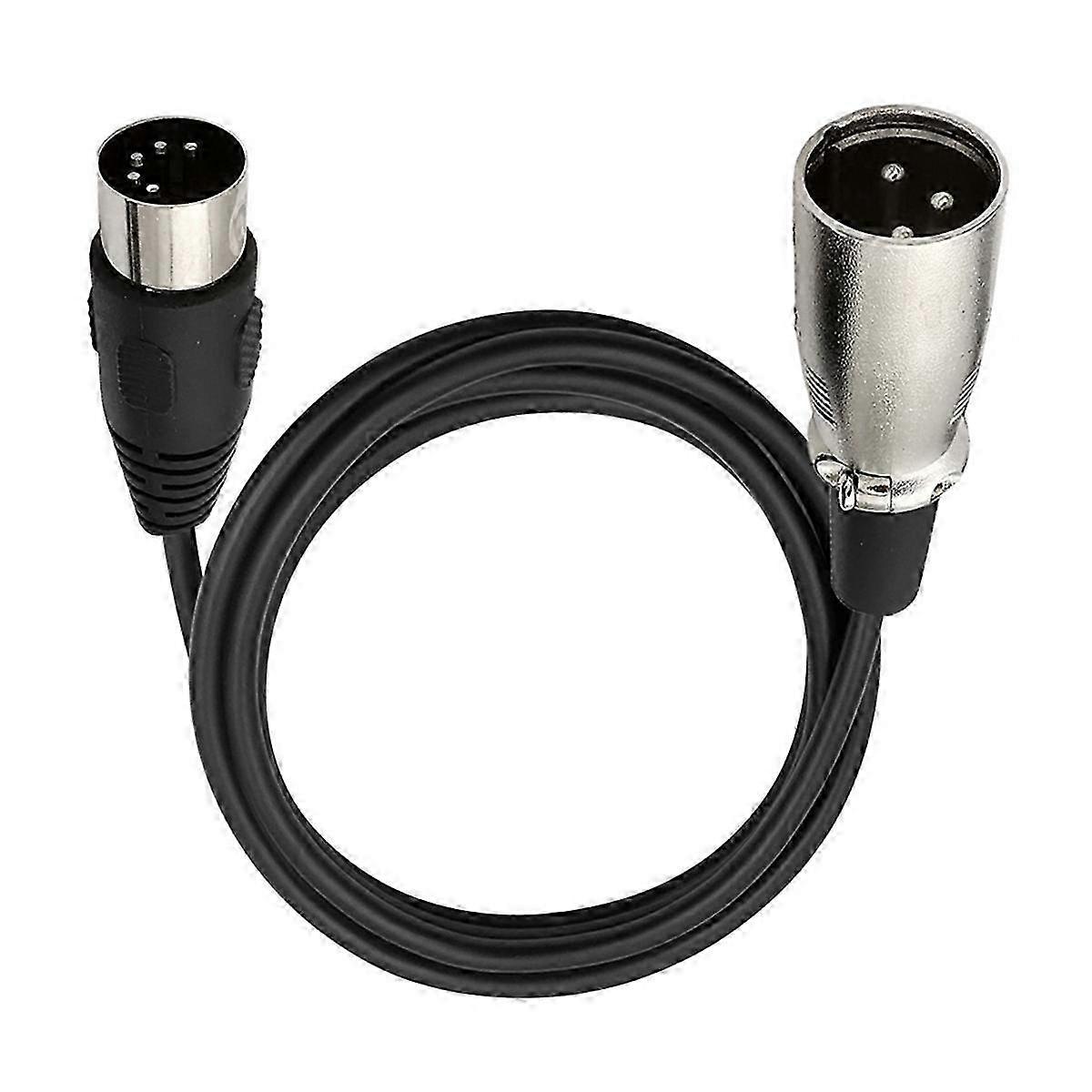 Kabel mit Midi oder Xlr Din 5p Stecker auf Xlr Stecker