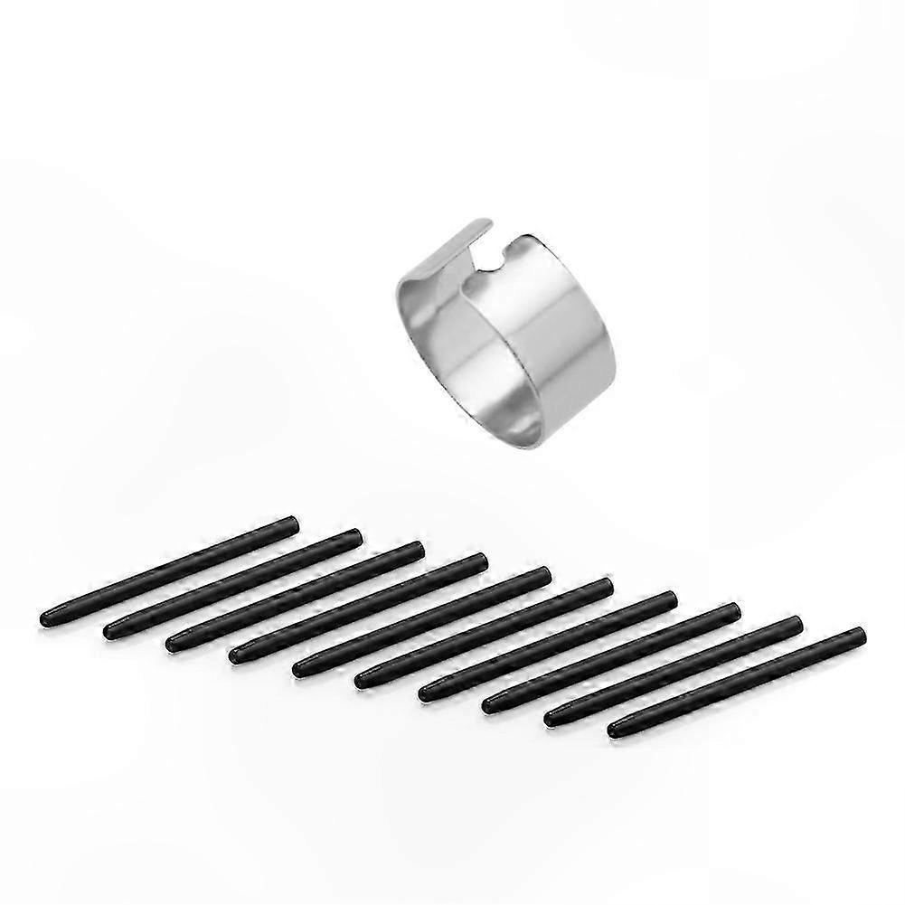 10-Pack Replacement Nibs for Bamboo Intuos Stylus-Compatible Tablets