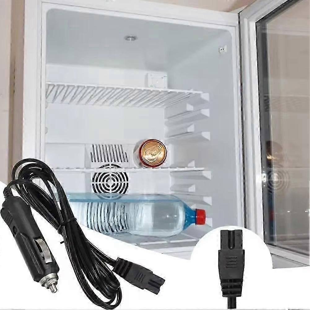 Loveshopping1 2m 12V DC Replacement Car Cooler Cool Box Mini Fridge 2 Pin Lead Cable Plug Wire Car Refrigerator Power Cord My I.70521946