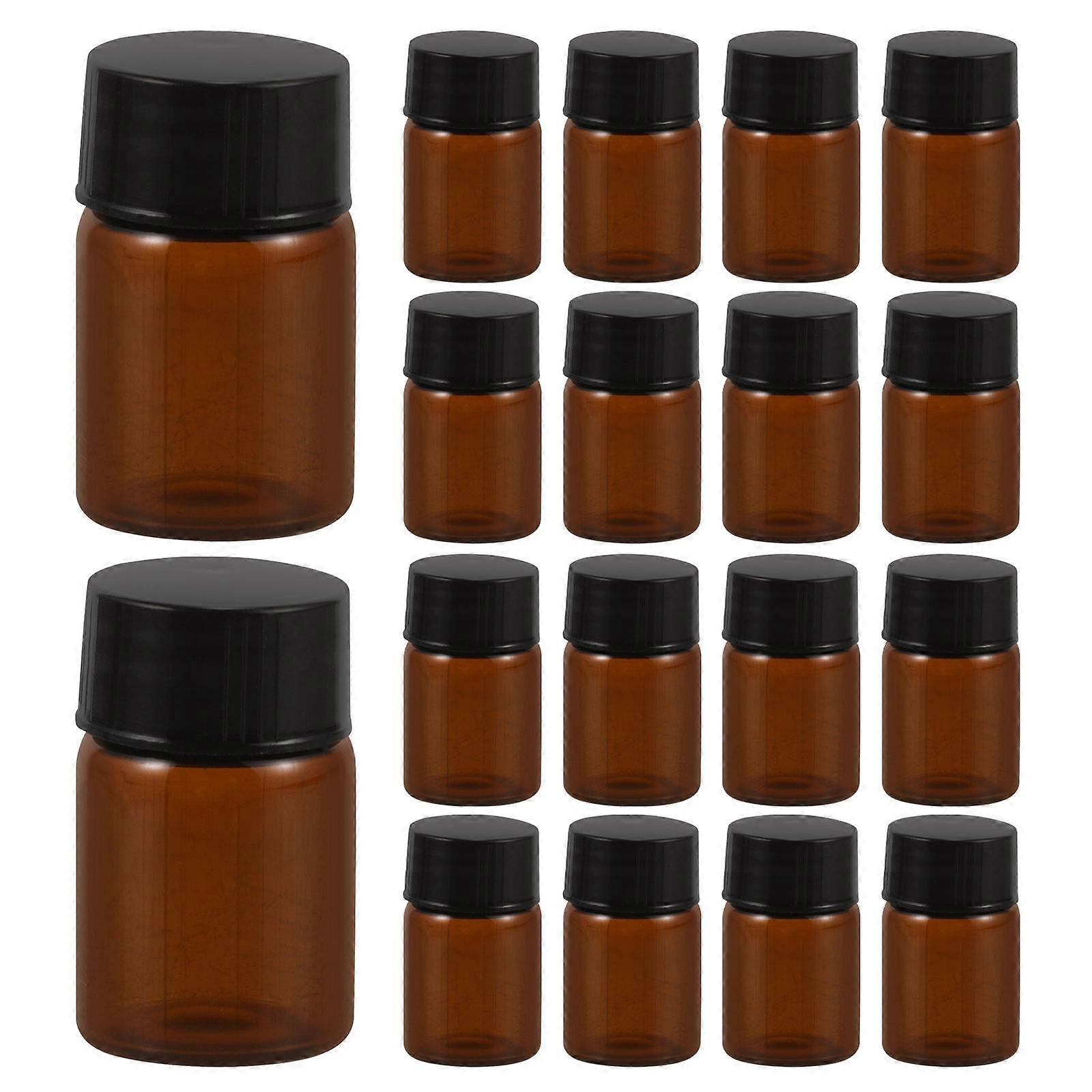 Precise Essential Oil Bottles Glass Storage Containers for 100Pcs