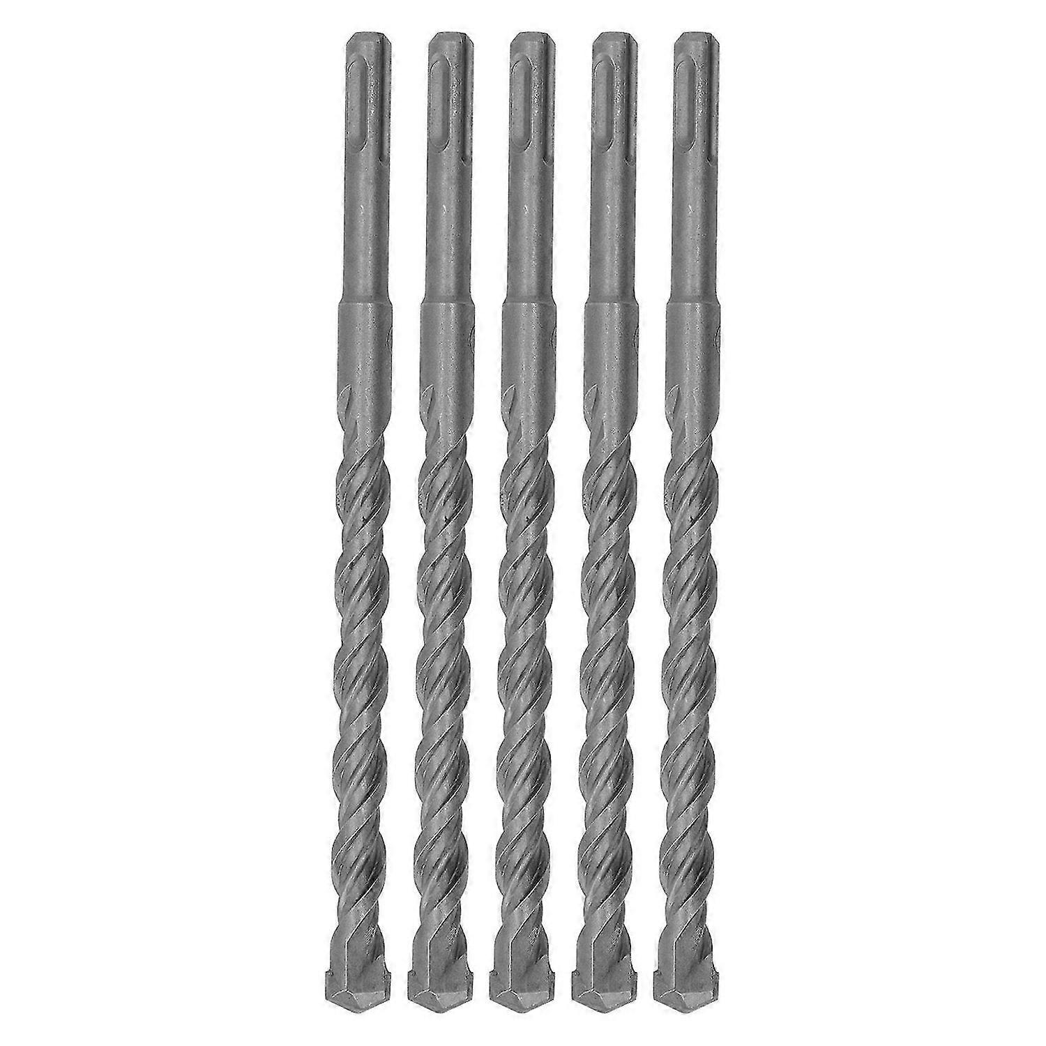 2025 Latest Model 5PCS Impact Drill Bits with Carbide Tip Rotary Hammer Bit 2