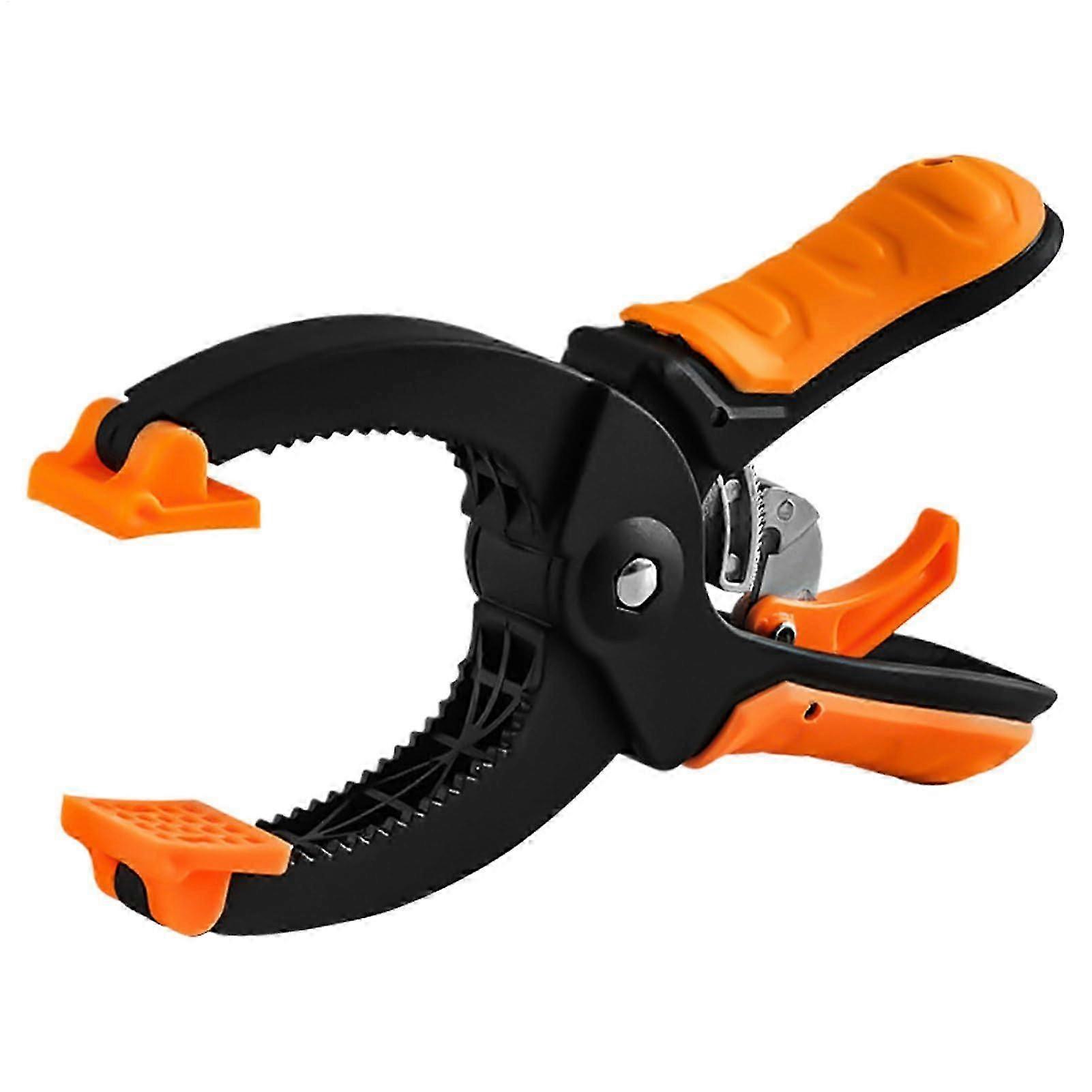 Ratchet Wood Clamp QuickRelease Spring Clamp, Adjustable Clamping Tool for Furniture Assembly and Crafts