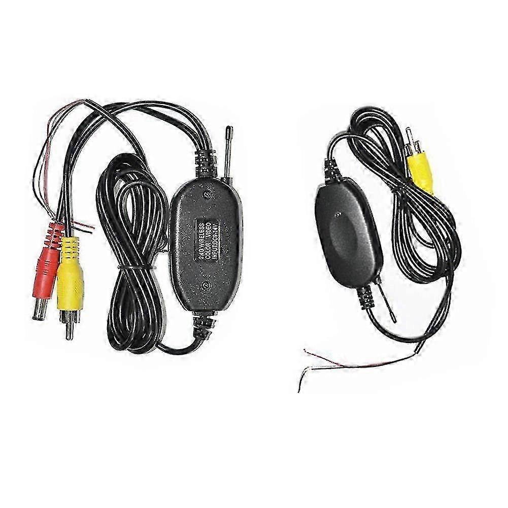 Wireless 2.4GHz Car Backup Camera System with 30-45ft Range - Colour Video Transmitter for UK Drivers
