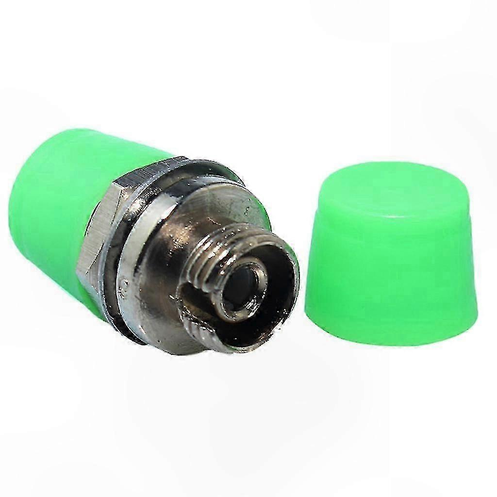 Green Fiber Optic Adapter Connector for FC-APC Round Cables