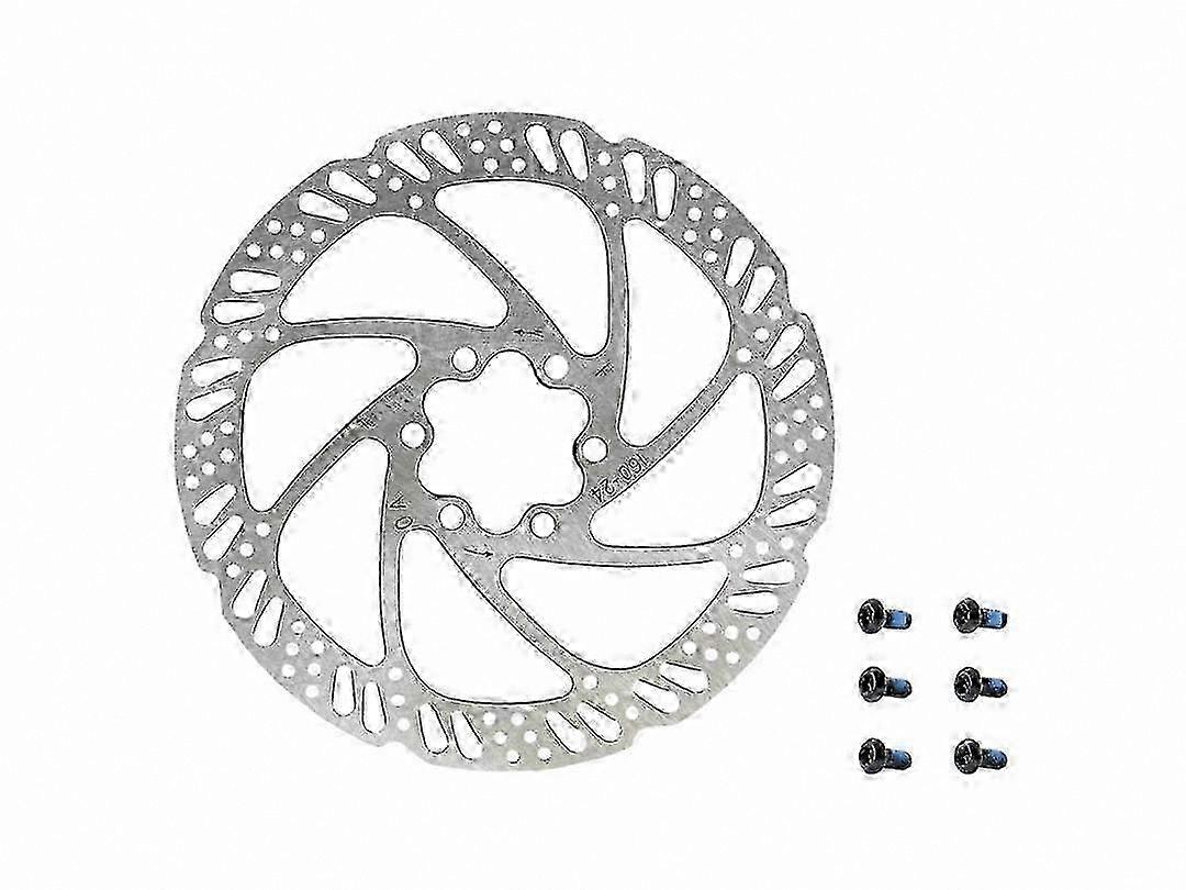 160mm Disc Brake Rotor for Mountain Road E-Bike BMX 6 Bolt with Hardware Included