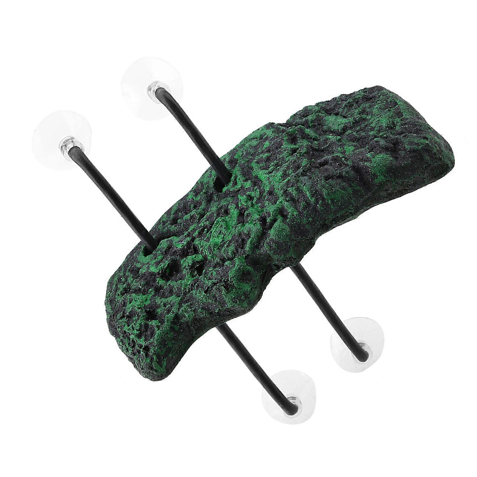 Automatic Water Turtle Basking Floating Island with Suction Cup for Semi Aquatic Animals(Large)