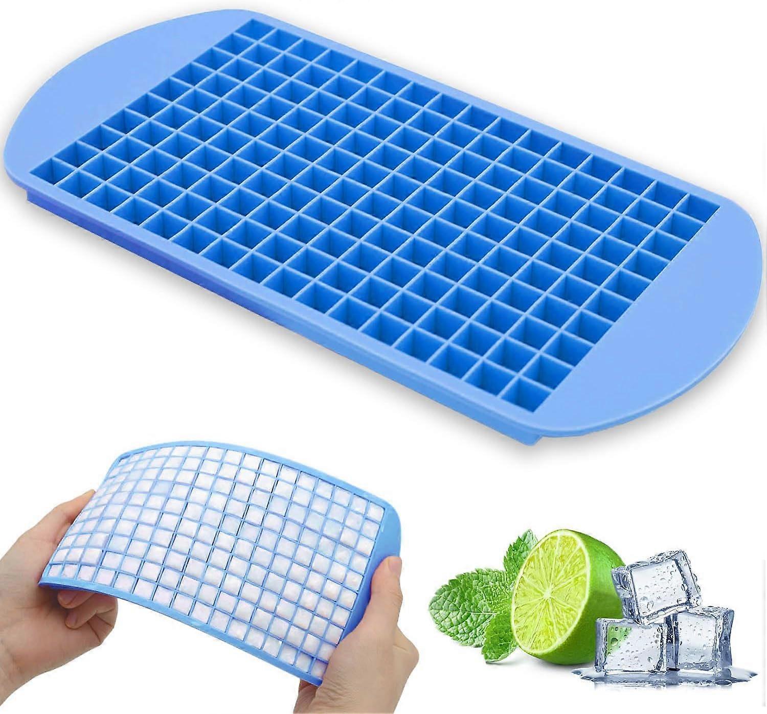 Silicone Mini Ice Cube Tray,160 Crushed Ice Cube Molds