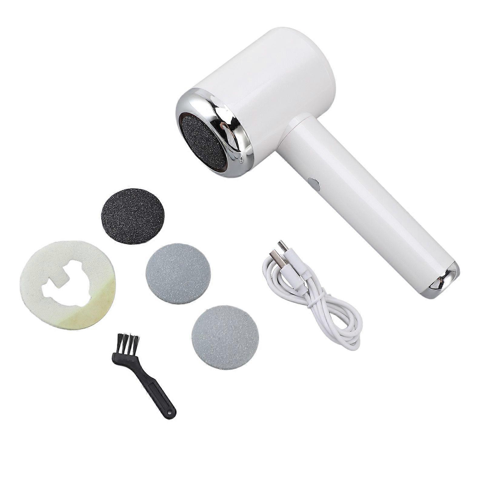 Electric Foot Callus Remover 3 Speed Rechargeable Portable Digital Display Electric Foot Grinder with 3 Grinding Head