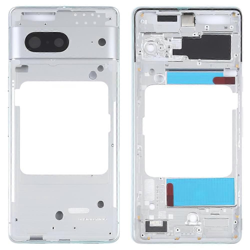 For Google Pixel 7 5G OEM Middle Plate Frame Replacement (Without Logo) - Silver