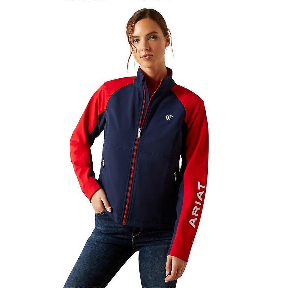 Women's Ariat Team Womens Eq Jacket - Navy Blue/red