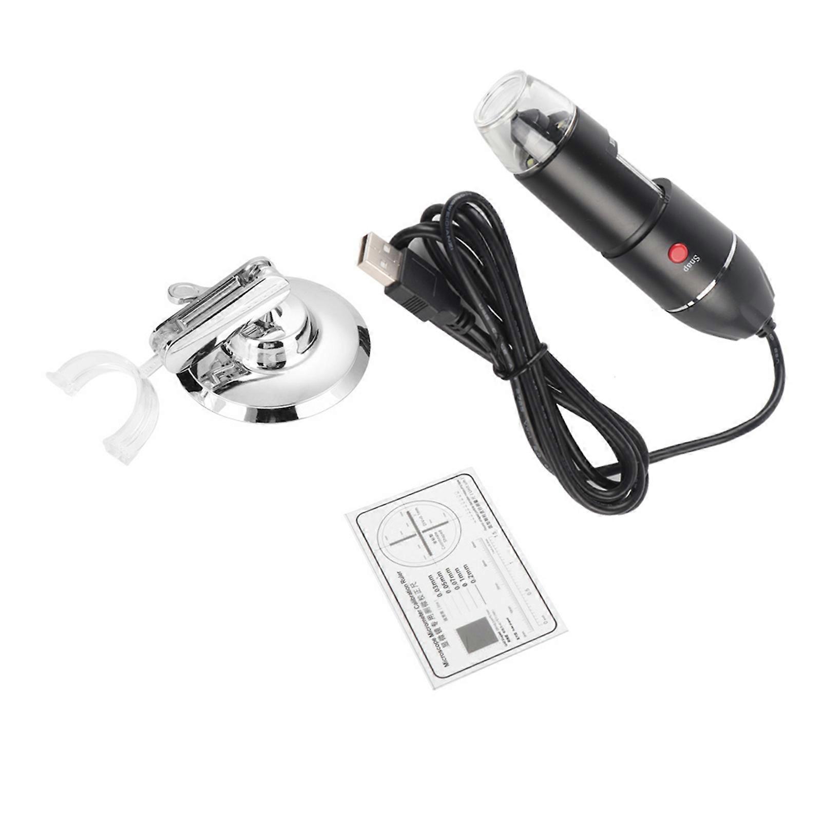 Microscope électronique portable avec loupe USB 500X pour ordinateur portable