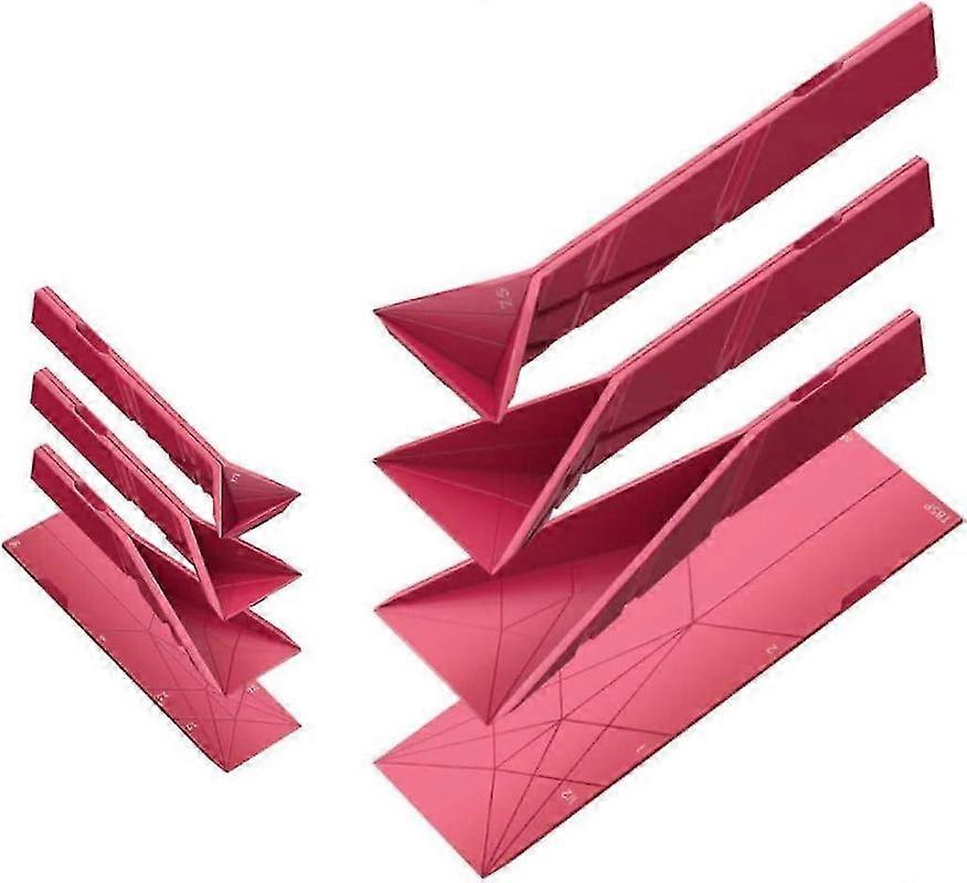 Polygons Flat 3-in-1 Measuring Spoons - 2 Spoons with 6 Different Sizes, Multifunction Folds Flat Kitchen Gadget Utensils Scoop Cook Baking Liquid Ing