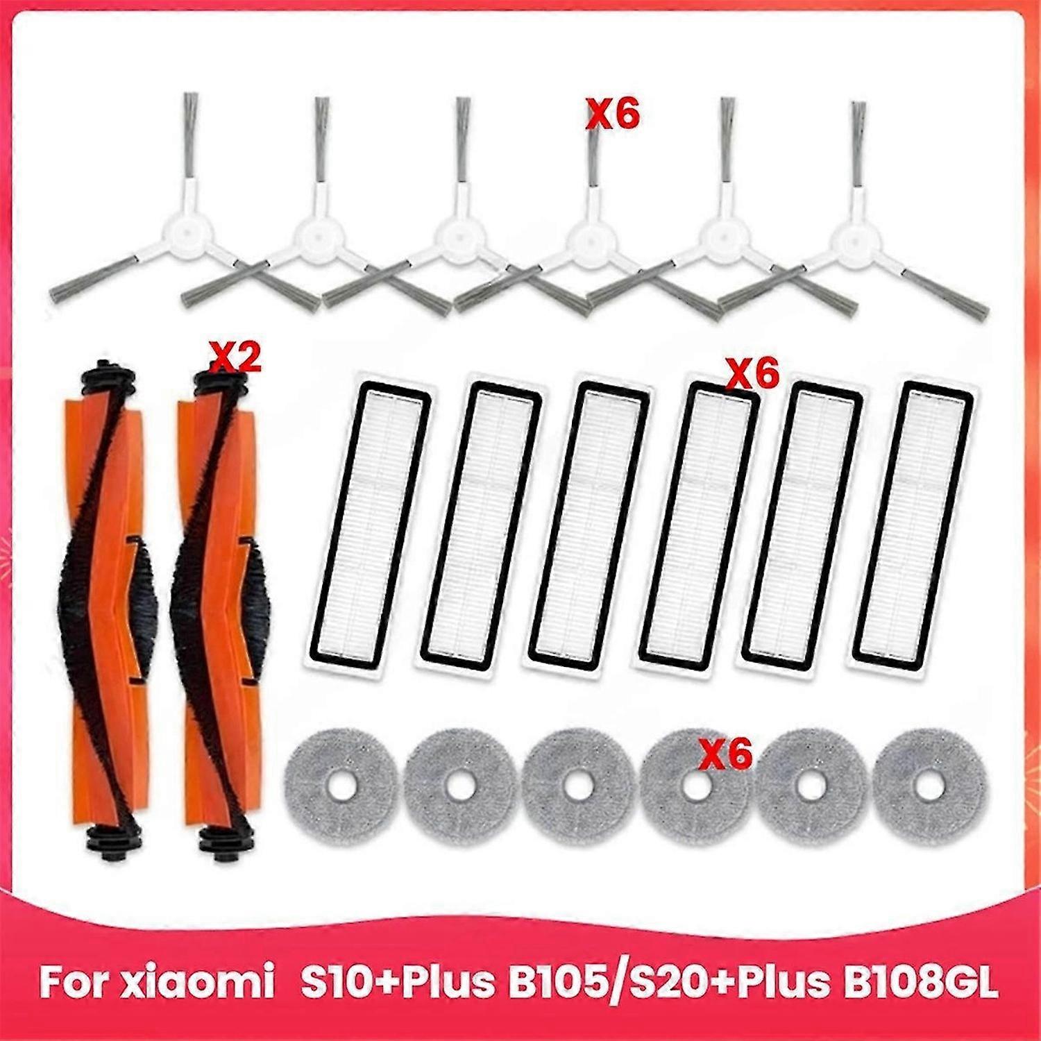 For S10+Plus B105/S20+Plus Vacuum Cleaner Main Side Brush