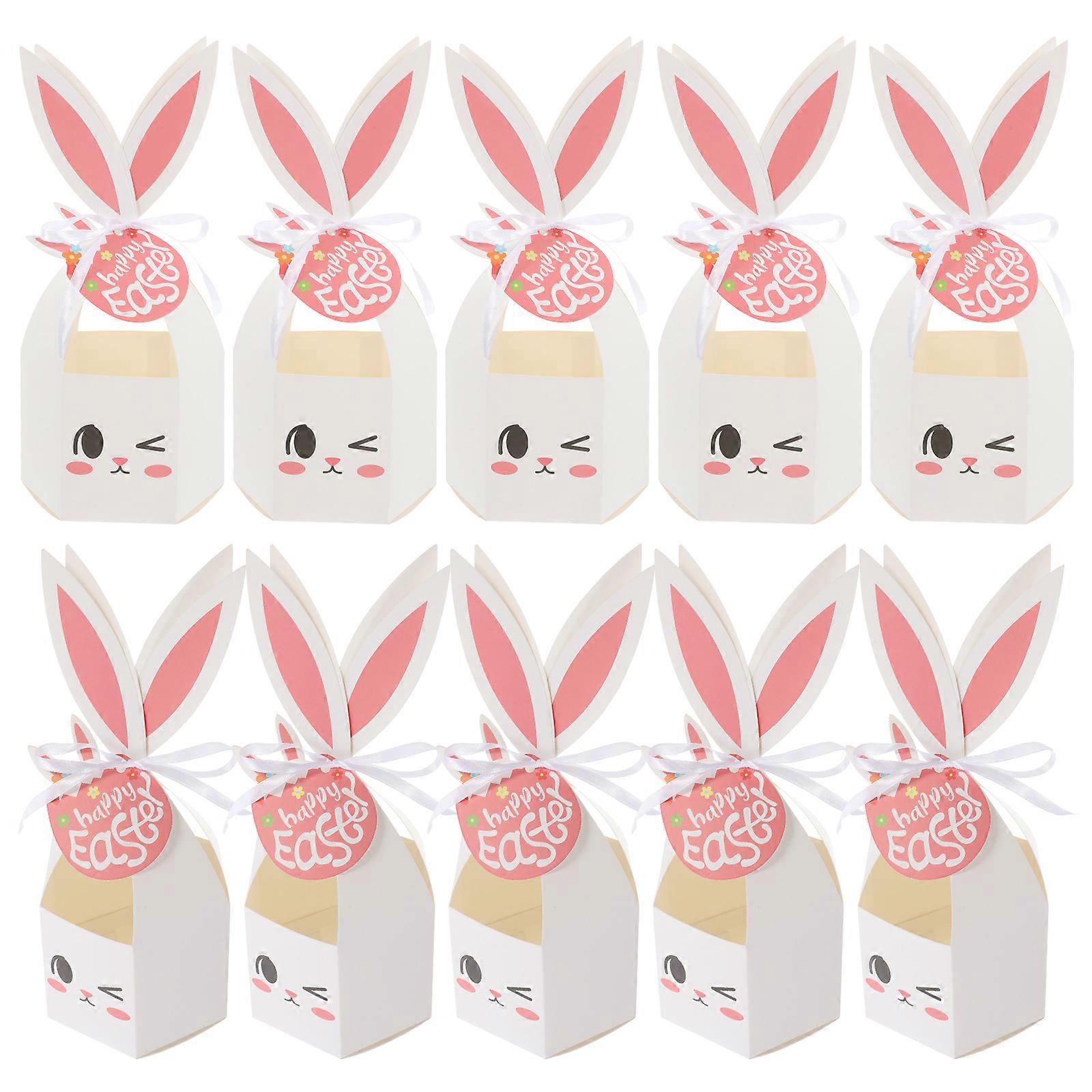 Easter Candy Box Design for Present 10Pcs with Handle