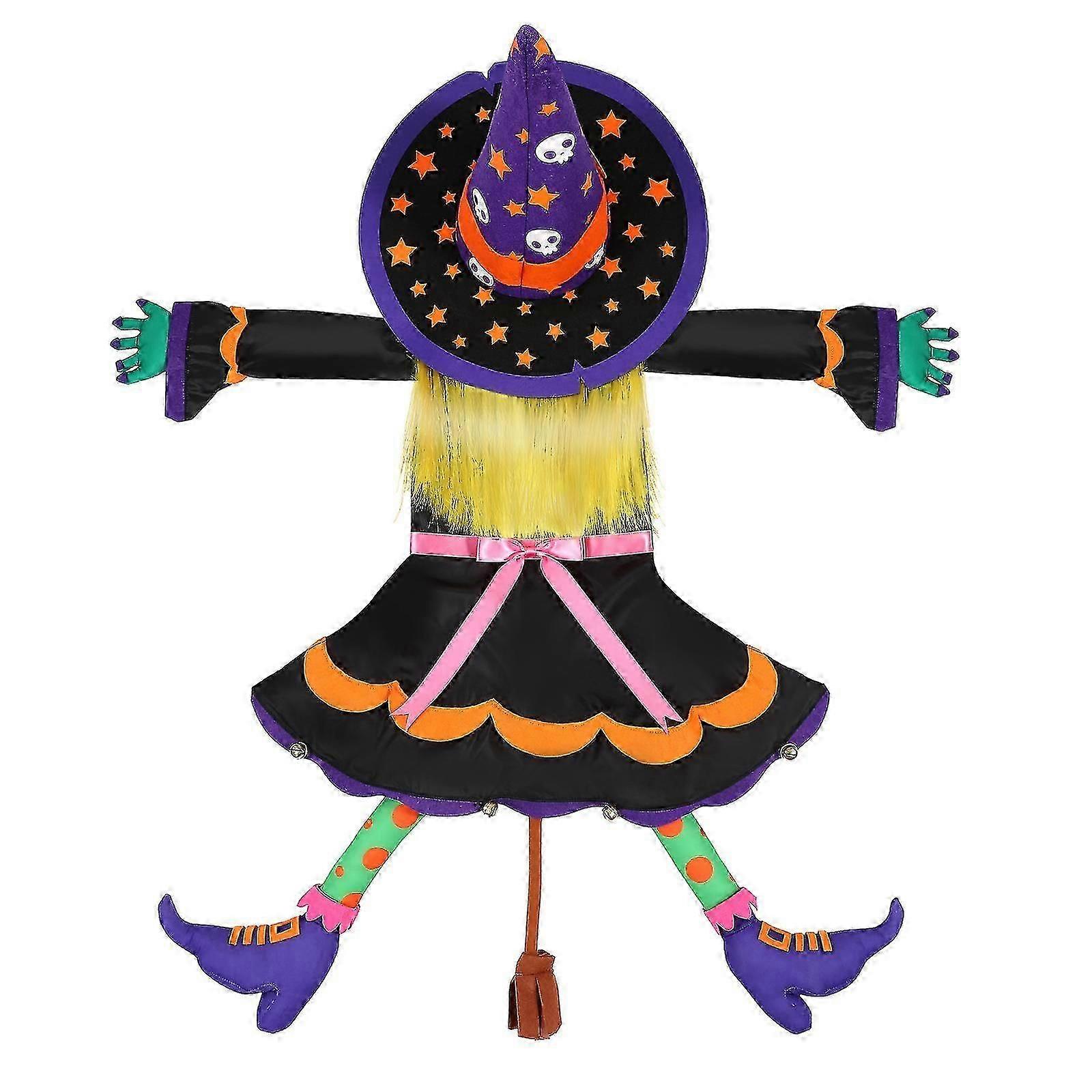 Decoracion Para Cuartos Halloween Decoration Witch Tree- Hugging Decor Hanging Witch Pendant Halloween Cosplay Supplies