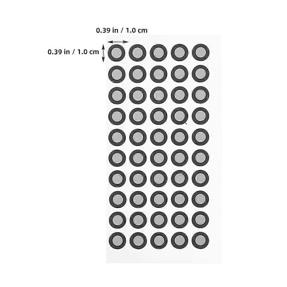 Diffuse Reflection Tracking Stickers For Systems 6mm Inner Diameter Versatile Applications 300 Pieces