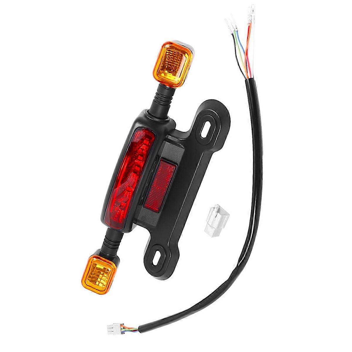 12V Electric Scooter Brake Light with Turn Signal Enhanced Visibility for Night Riding on E-Bikes a
